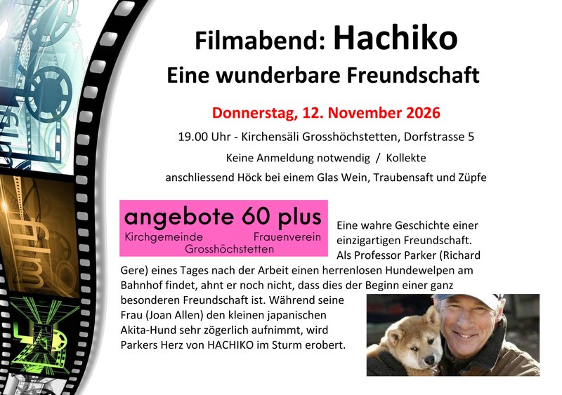 21 Filmabend 2026 Hachiko