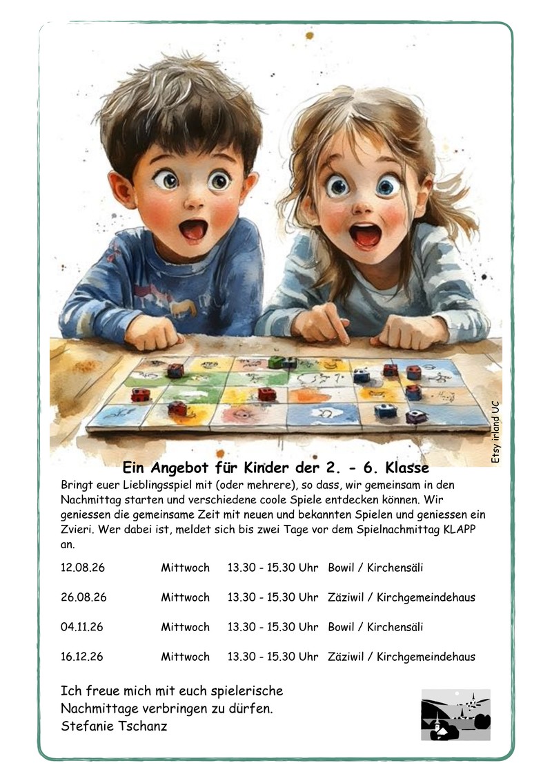 Siele spielen Flyer reduziert